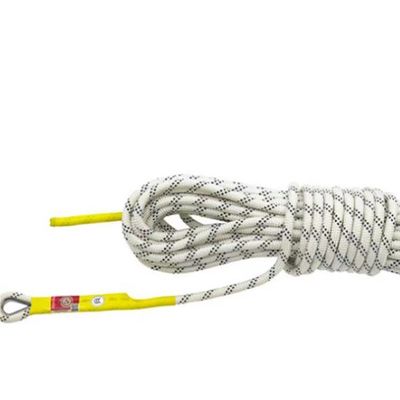 Uso al aire libre estático Rappelling de nylon de la cuerda de la cuerda 12m m de la escalada