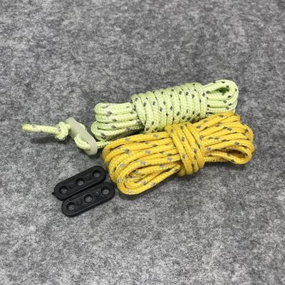 los 5mm*15M Reflective Fluorescent Guy Ropes Camping Paracord