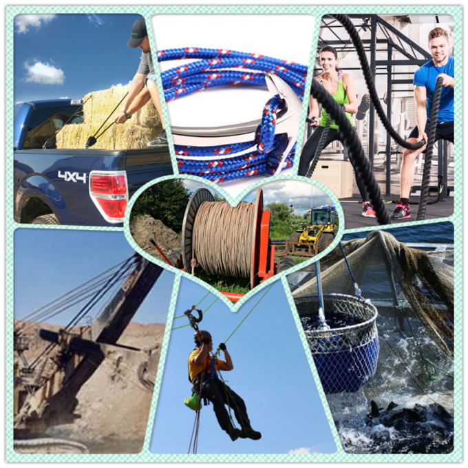 2~20m m Guy Ropes que acampa de nylon 573 libras resistentes ULTRAVIOLETA para la tienda 0