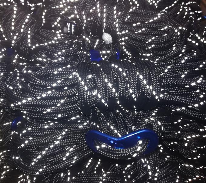 cuerda reflexiva Paracord de nylon el 100ft de la tienda del filamento 5/32inch 8 de 4m m 1 paquete 0