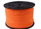 Cuerda de nylon trenzada 3m m fluorescente colorida del cordón para el equipo de la diversión